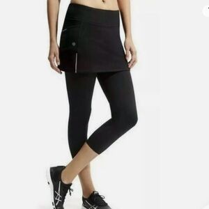 Athleta Black Be Free 2 in 1 Skirt Skort Sz XS Skort
Leggings Reflective active